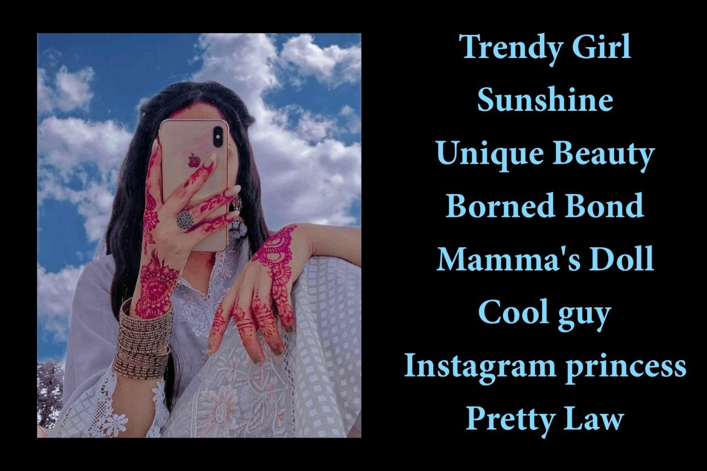 Cute Instagram ID Names For Girls