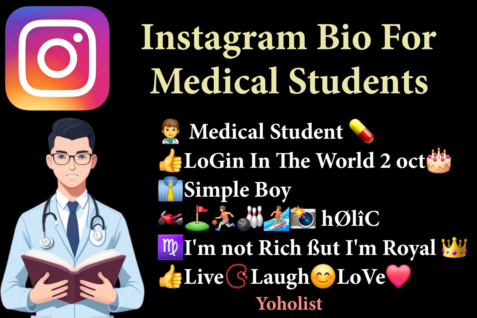 Instagram Bio For Medical Students