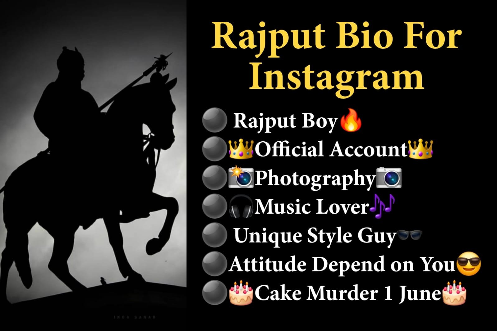 Rajput Bio For Instagram