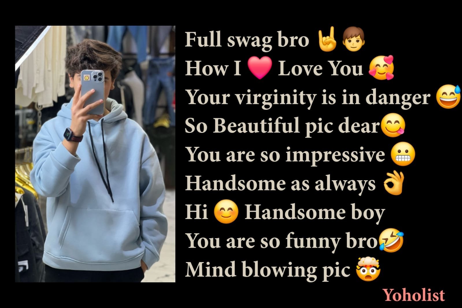 Best Comment For Boys Pic On Instagram In Hindi